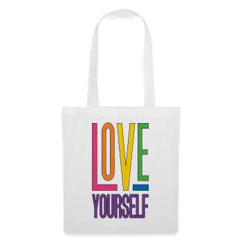 LGBTQ Pride Month - Love Yourself - Tote Bag - white - Front