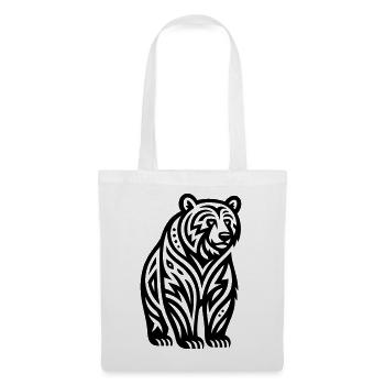 Just a Black Bear #2 / JustN-imal - Tote Bag - white - Front