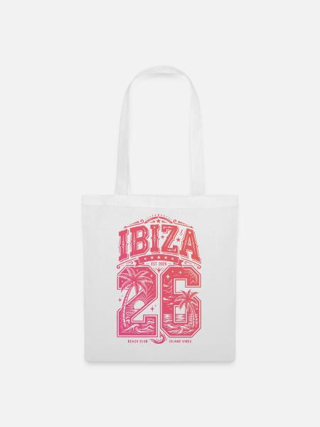Ibiza 26 Trikot - Stoffbeutel - Weiß
