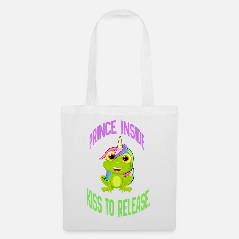 Prince Inside – Kiss to Release - Stoffbeutel - Weiß