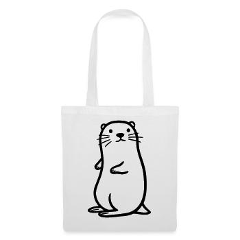 Otter - Stoffbeutel - Weiß - Vorne