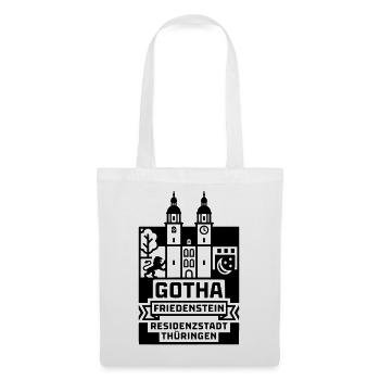 Gotha Friedenstein Residenzstadt Thüringen - Stoffbeutel - Weiß - Vorne