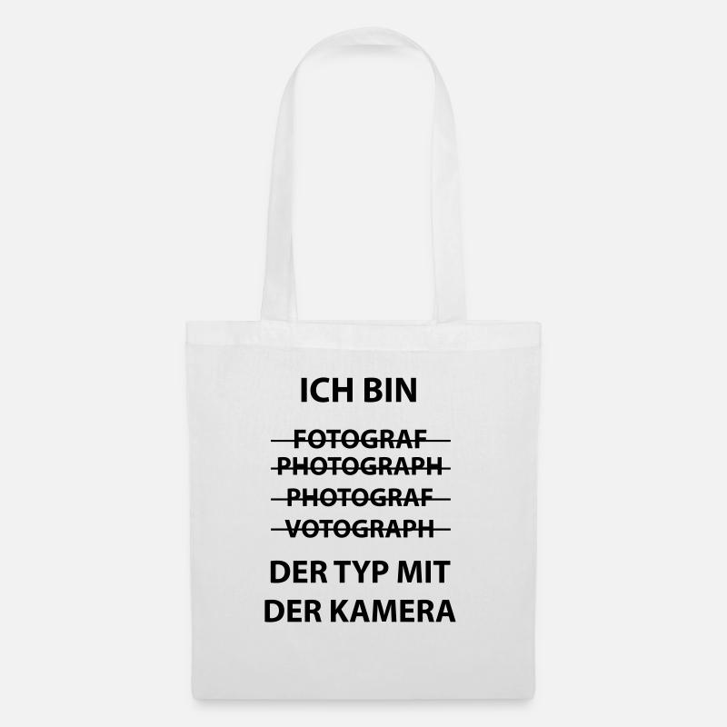 Kameratyp - Stoffbeutel - Weiß