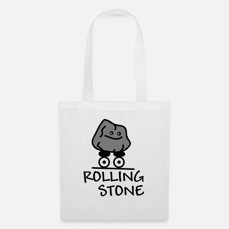 Rolling Stone - Stoffbeutel - Weiß