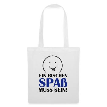 (spass_muss_sein_02) - Stoffbeutel - Weiß - Vorne