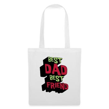 Best dad Best Friend - Tote Bag - white - Front