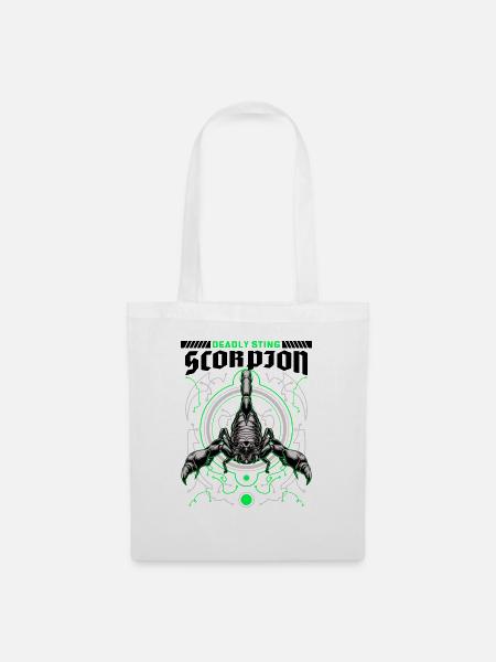 Scorpion - Stoffbeutel - Weiß