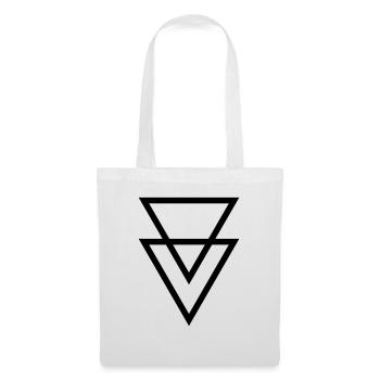 Triangles Symbols Vector - Tote Bag - white - Front