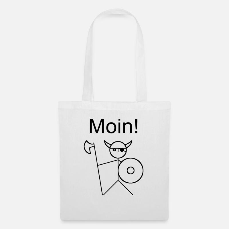 Moin! - Stoffbeutel - Weiß