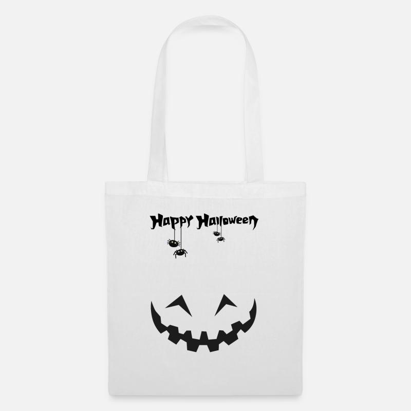 Halloween Face - Stoffbeutel - Weiß