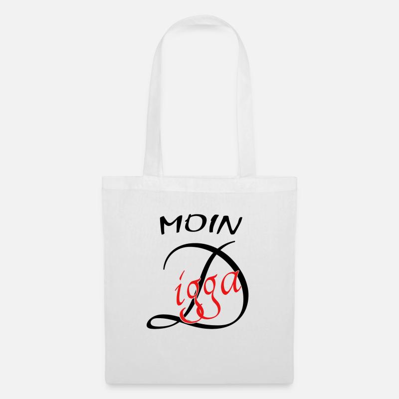 Moin Digga - Stoffbeutel - Weiß