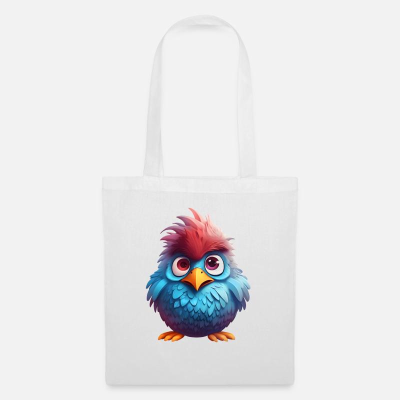 Fluffy Feathered Darling - Stoffbeutel - Weiß