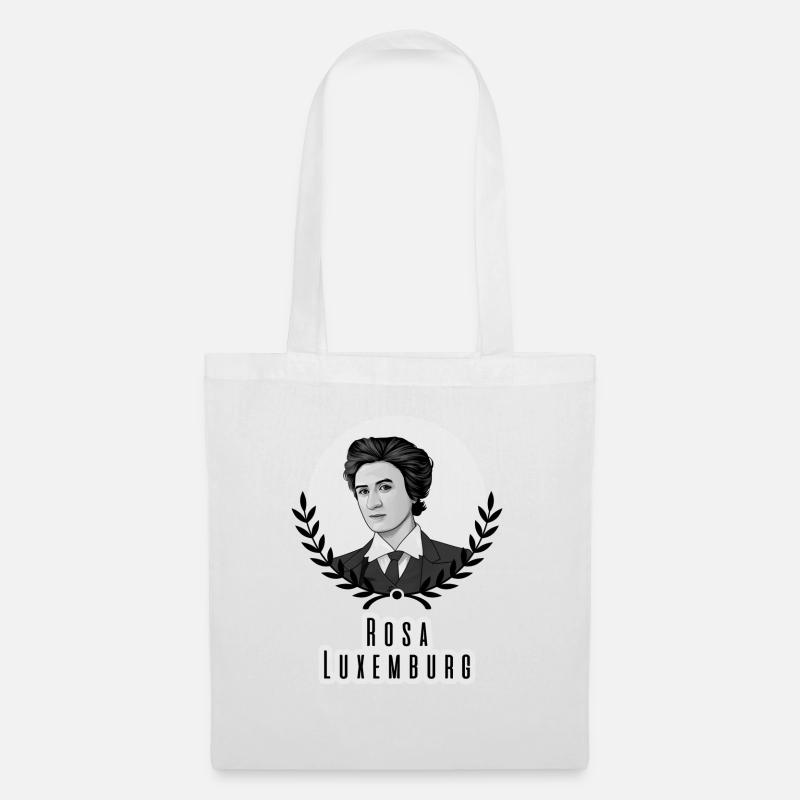 Rosa Luxemburg - Stoffbeutel - Weiß