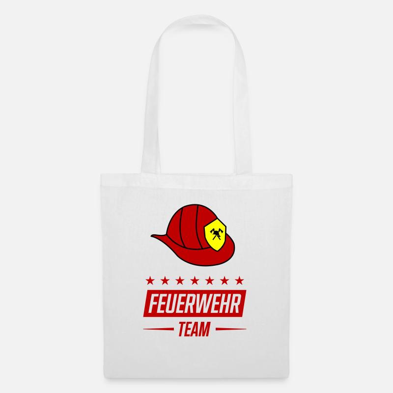 feuerwehr 1 - Stoffbeutel - Weiß