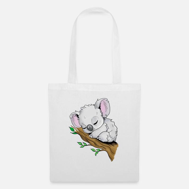 Sleeping Koala - Tote Bag - white