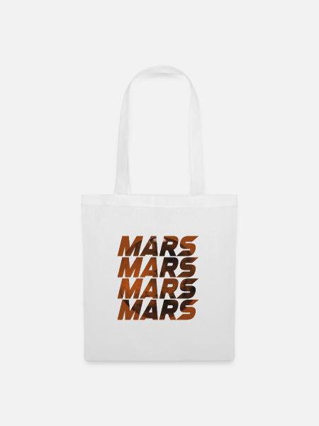 Mars Desgin - Stoffbeutel - Weiß