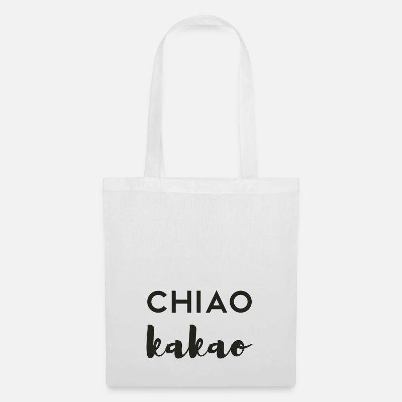 Chiao kakao - Stoffbeutel - Weiß