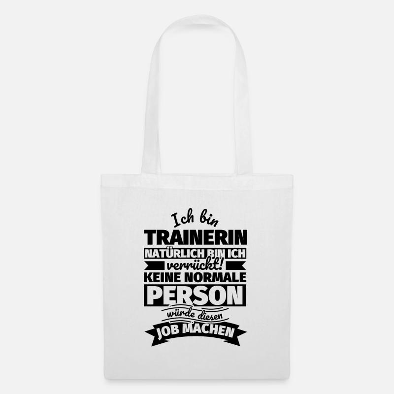 Trainerin Geschenke - Stoffbeutel - Weiß