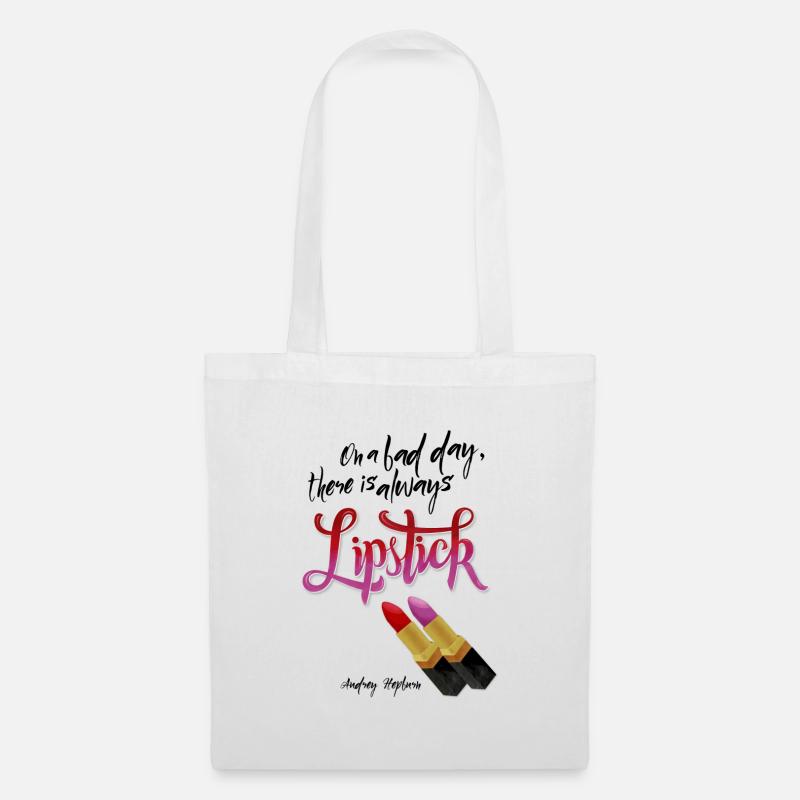 Lipstick - Stoffbeutel - Weiß