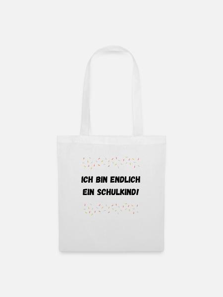 Endlich Schulkind! - Stoffbeutel - Weiß