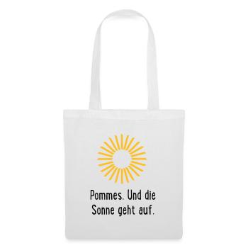 Frites - Sac en tissu - blanc - Devant