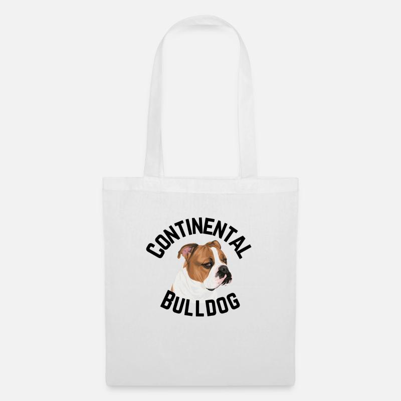 Continental Bulldog - Stoffbeutel - Weiß