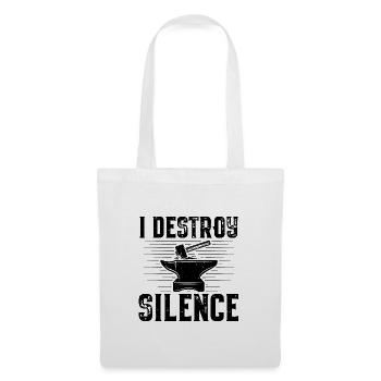 Forging Gift | Blacksmith Farrier Anvil - Tote Bag - white - Front
