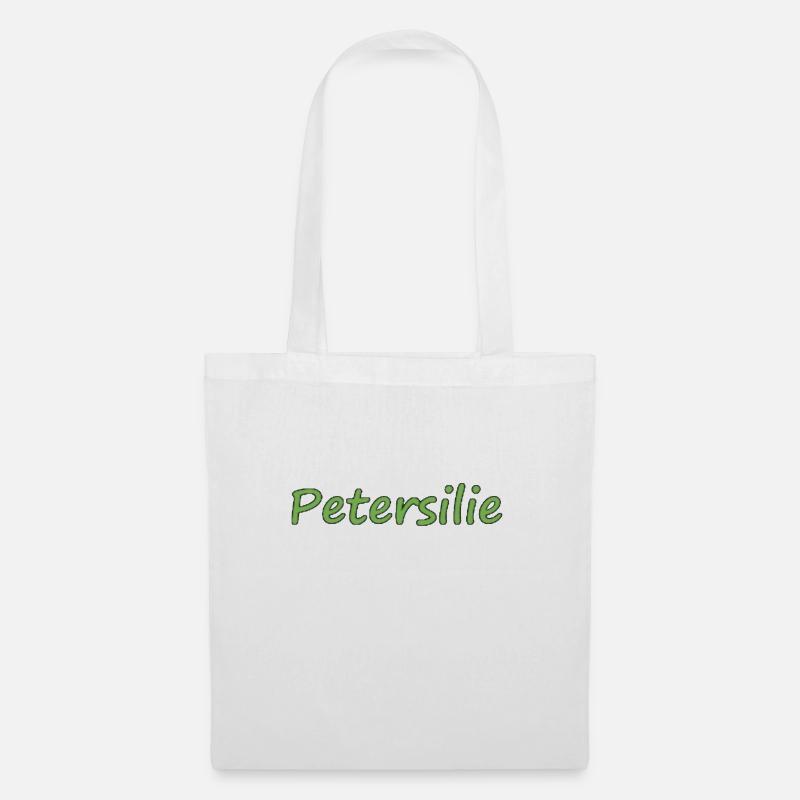 Petersilie - Stoffbeutel - Weiß