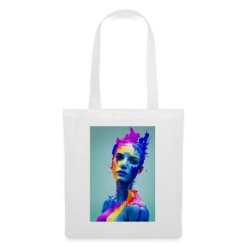 Abstract Colorful Portrait of Women - Tote Bag - white - Front