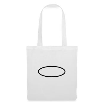 Icônes de cercle ovale - Sac en tissu - blanc - Devant
