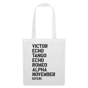 Victor Echo Tango Echo Romeo... over - VETERAN - Stoffbeutel - Weiß - Vorne