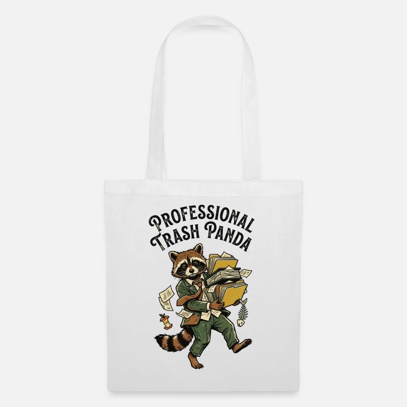 Professional Trash Panda - Stoffbeutel - Weiß