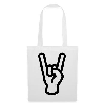 rock - Sac en tissu - blanc - Devant