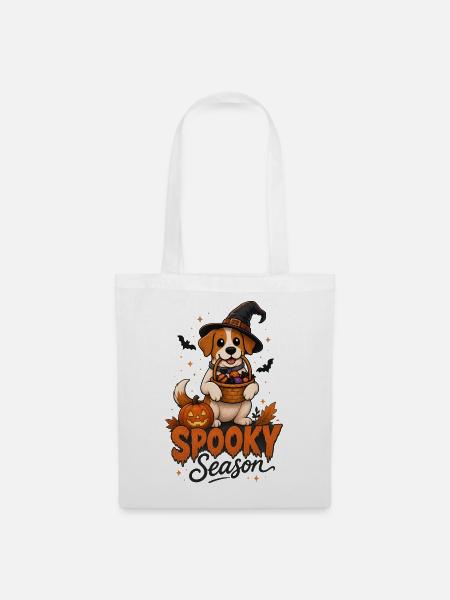 Süßes oder Gassi - Stoffbeutel - Weiß