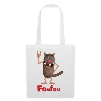 Foufou Superstar - Stoffbeutel - Weiß - Vorne
