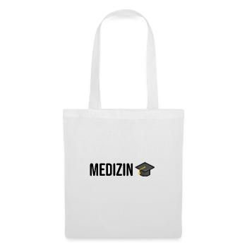 Medizin Studium Abschlussfeier - Stoffbeutel - Weiß - Vorne