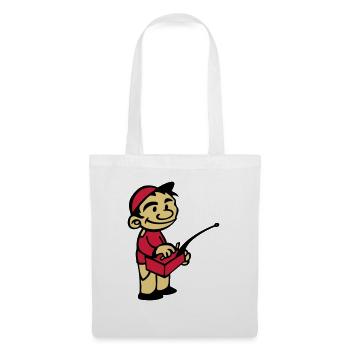 model rc child using model radio control - Tote Bag - white - Front