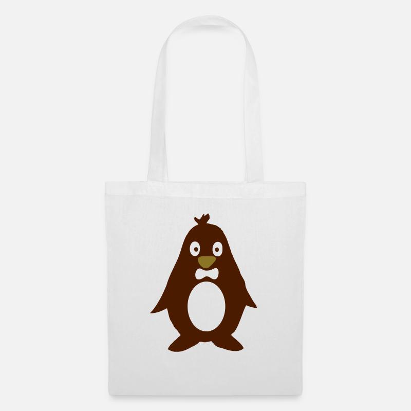 pinguin - Stoffbeutel - Weiß