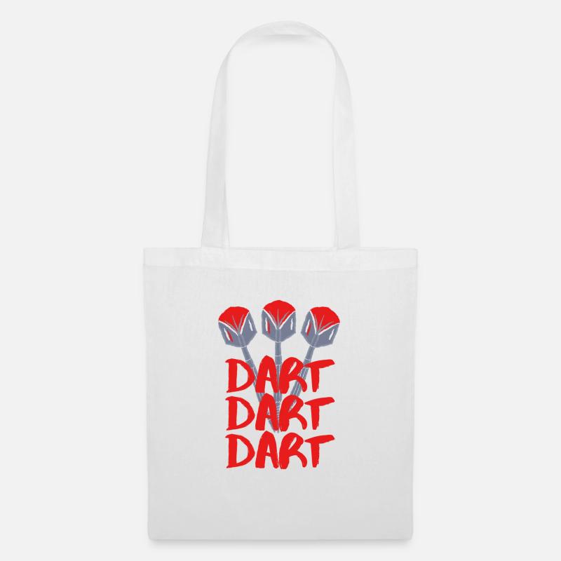 Dart! Dart! Dart! - Stoffbeutel - Weiß