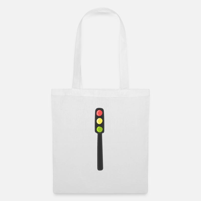 Traffic light - Tote Bag - white