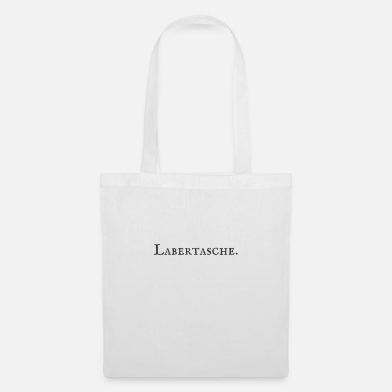 Labertasche. - Stoffbeutel - Weiß