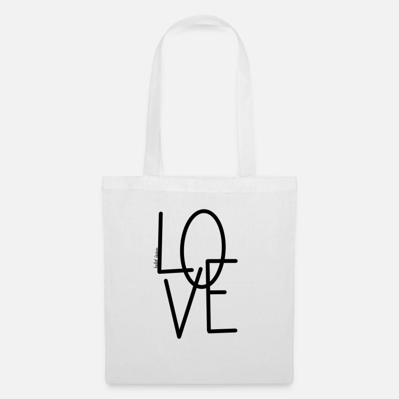 Love - Stoffbeutel - Weiß