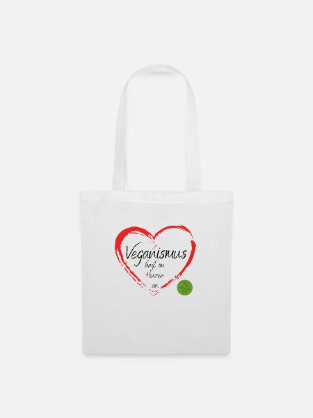 Veganismus - Stoffbeutel - Weiß