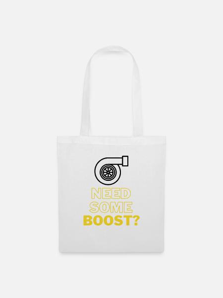 Need some Boost - Stoffbeutel - Weiß