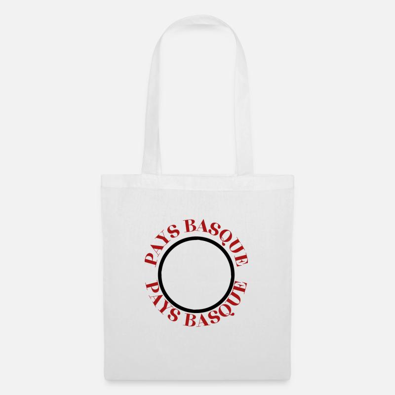PAYS BASQUE 2 - Sac en tissu - blanc