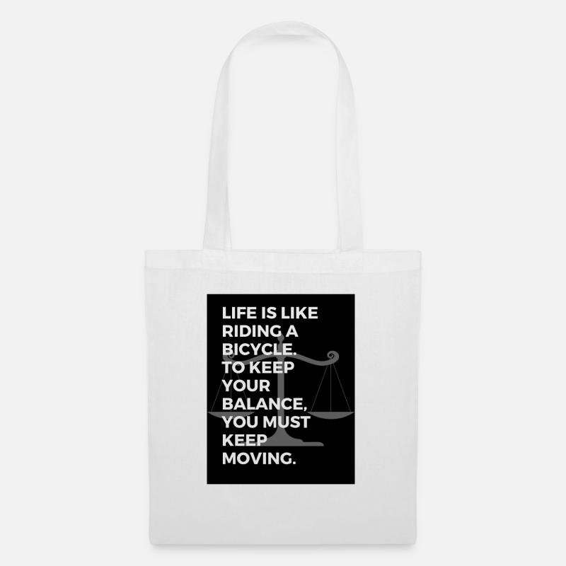 smart quotes (1) - Stoffbeutel - Weiß