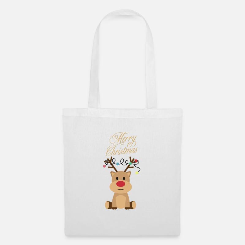 Mery Christmas - Stoffbeutel - Weiß