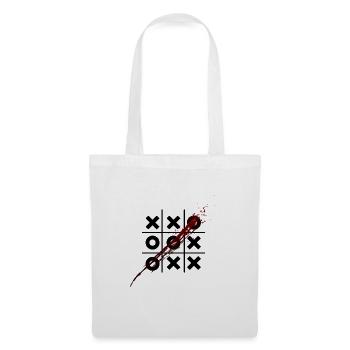 Tic Tac Toe - Sac en tissu - blanc - Devant