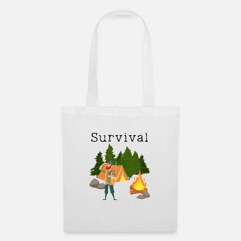 Survival - Stoffbeutel - Weiß