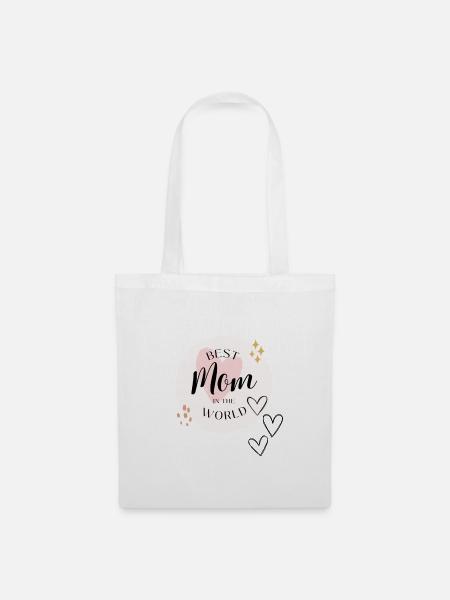 Best mom in the world - Stoffbeutel - Weiß